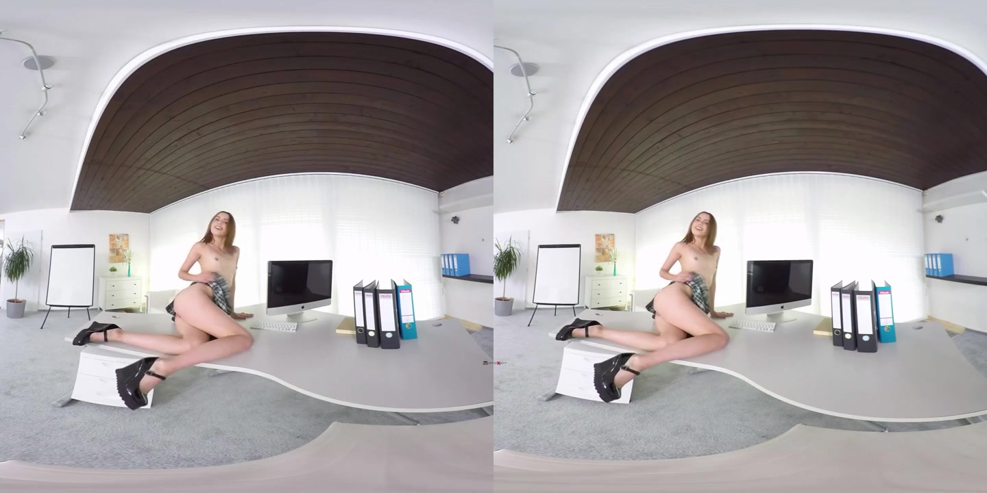 Naughty cute schoolgirl Virtual Reality