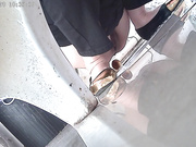 40岁少妇同事骚逼无毛，最后逼洞都漏出来，一边看一边撸